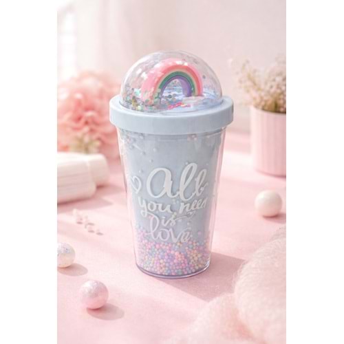 KRD PİPETLİ BARDAK AKRİLİK DESENLİ 1*60