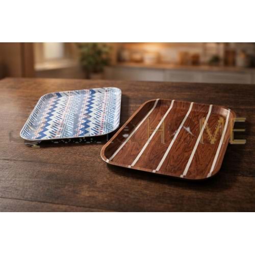 KRD TEPSİ KAYMAZ DİKDÖRTGEN 35x26 CM 1*50