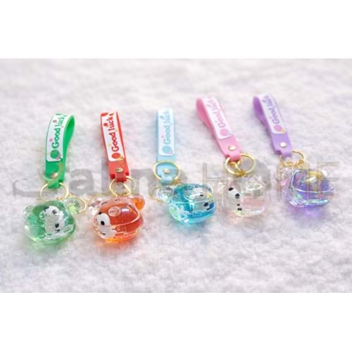 KRD SULU ANAHTARLIK PANDA FİGÜRLÜ MODEL 1*12