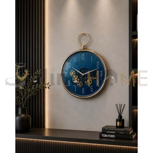 KRD DUVAR SAATİ ÇARKLI MODEL BAKIR 1*6