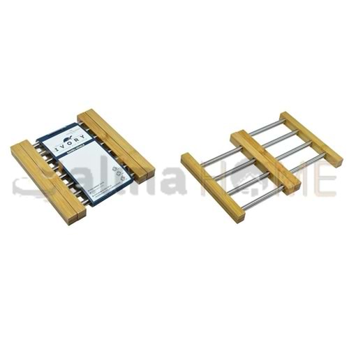 BZD IVORY BAMBU NİHALE ÇELİK 21x22 CM AÇILIR 34x22 CM 1*48
