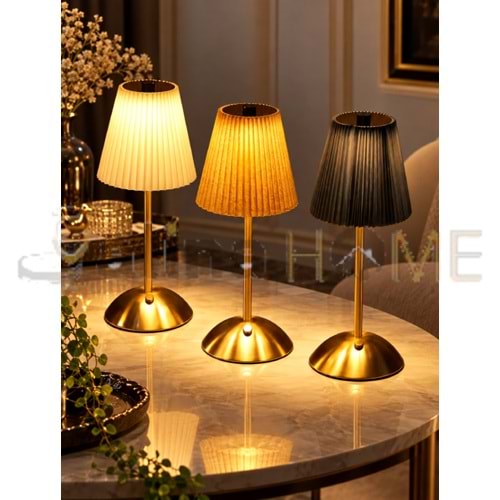 BY COMO LED MASA LAMBASI ABAJUR MODEL 1*20