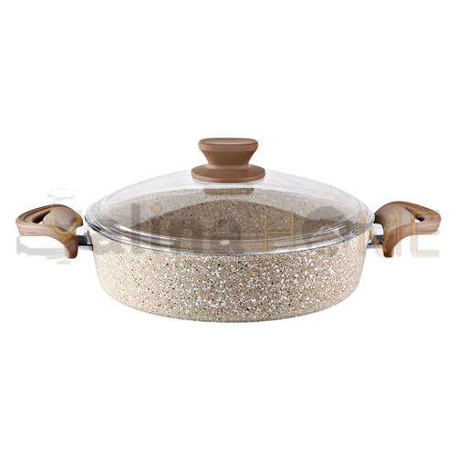 LAVONNİ DİEZ GRANİT BASIK TENCERE EZME BAKALİT KREM 28 CM 1*4