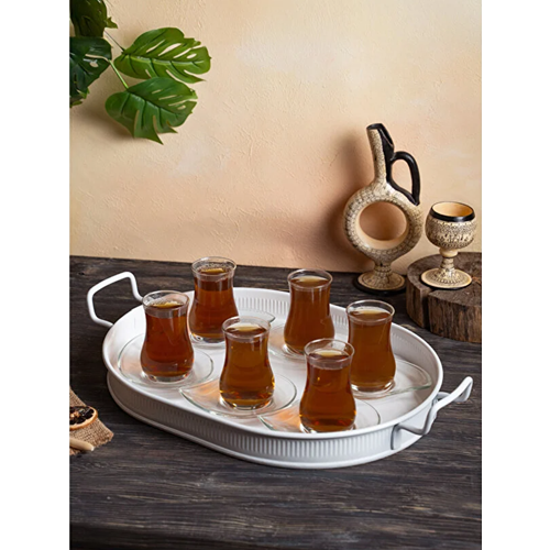 EGE METAL LOTUS TEPSİ 40 CM OVAL KULPLU 1*12