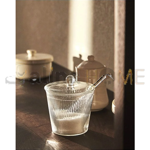 LUCA MİA CAM ŞEKERLİK SİENA CAM KAŞIKLI 1*36