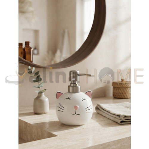 LUCA MİA SERAMİK SIVI SABUNLUK PATO KEDİ MODEL 1*48