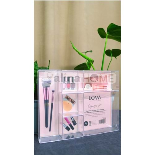 LOVA ORGANİZER 6 BÖLMELİ ÇEKMECE İÇİ 1*12