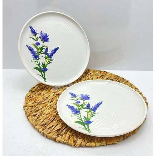 ALİNA HOME LAVANDER YUVARLAK SERVİS 26,5 CM 1*12