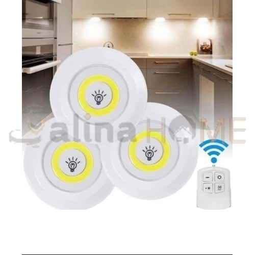 ZMAX KUMANDALI 3 LÜ LED LAMBASI 1*48