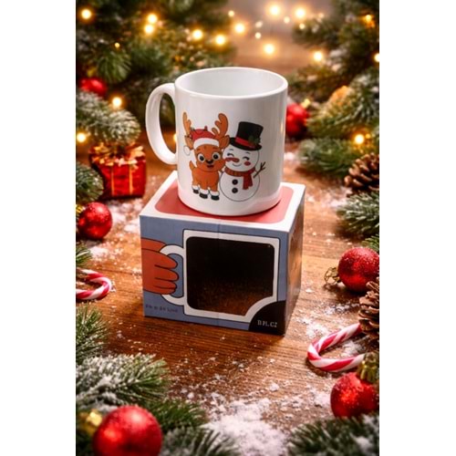 MANGO PORSELEN KUPA YILBAŞI MODEL 1*48