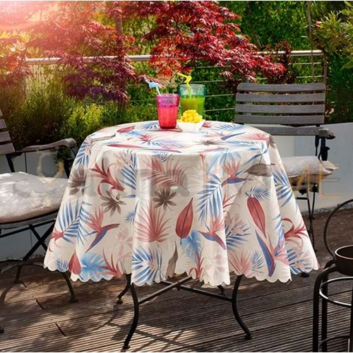 SERMAT HAZIR MASA ÖRTÜSÜ DİLİMLİ KARE 140x140 CM 1*24