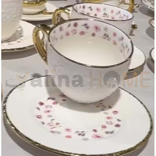 MLN PORSELEN KAHVE FİNCAN TAKIMI 6 LI 1*12