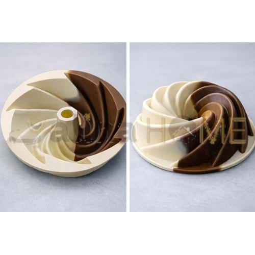 MLN SİLİKON KEK KALIBI RÜZGAR GÜLÜ MODEL 1*12