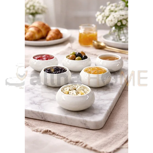 MLN KASE PORSELEN YUVARLAK 6 LI KASE 8 CM 1*18