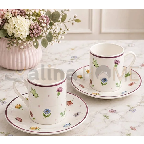 MLN PORSELEN KAHVE SETİ 2 Lİ 1*24
