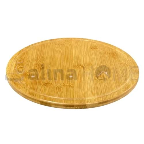 MLN BAMBU SUNUMLUK DÖNERLİ YUVARLAK 33x33 CM 1*12