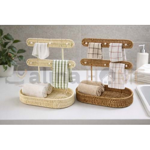 MLN HASIR 2 KATLI ASKILI ORGANİZER OVAL 1*24