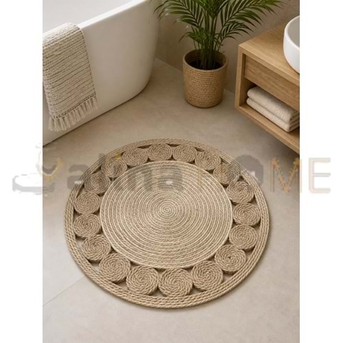 MLN HASIR BANYO PASPASI YUVARLAK 80 CM 1*20