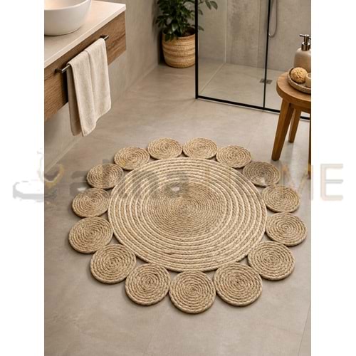 MLN HASIR BANYO PASPASI YUVARLAK 80 CM 1*20