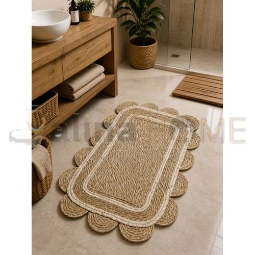 MLN HASIR BANYO PASPASI DİKDÖRTGEN 90x60 CM 1*20