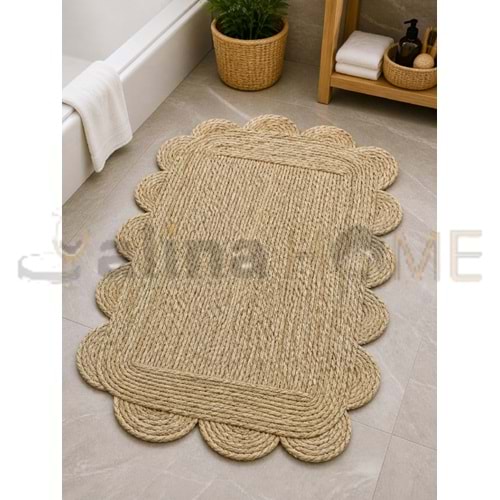 MLN HASIR BANYO PASPASI DİKDÖRTGEN 90x60 CM 1*20