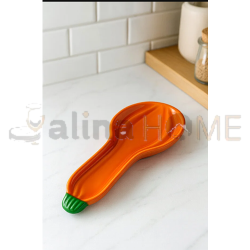 MLN SERAMİK KABAK MODEL KAŞIK ALTLIĞI 26 CM 1*24