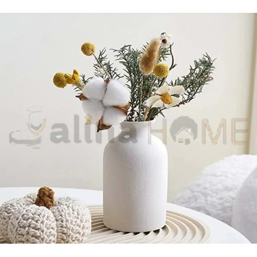 MLN SERAMİK SİLİNDİR PİNTEREST VAZO 20 CM 1*24