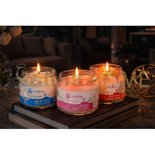 MLN KOKULU MUM CAM KAVANOZDA 1*12