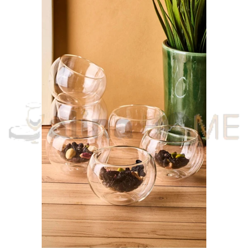 EGE MİLAY CAM LOKUMLUK CİDARLI 6 LI 1*30