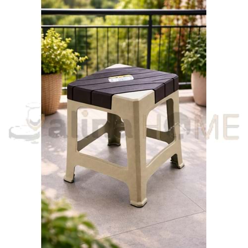 SAĞLAM MANDELLE TABURE DOLCE BÜYÜK BOY TABURE BEJ 1*15