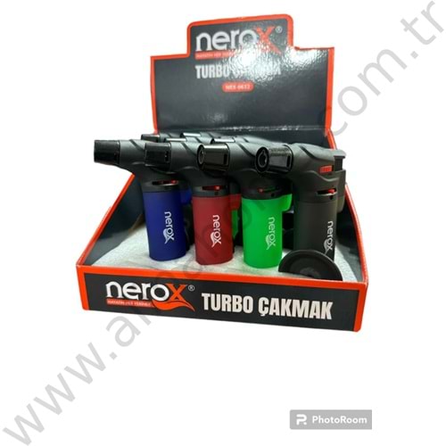 NEROX TURBO OCAK ÇAKMAĞI BASINÇLI GAZ RENKLİ ÇAKMAK 1*12