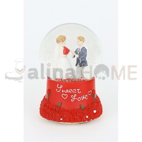 NRX KAR KÜRESİ IŞIKLI VE MÜZİKLİ PİLLİ 17 CM 1*12