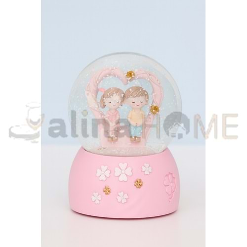 NRX KAR KÜRESİ IŞIKLI VE MÜZİKLİ PİLLİ 7 CM 1*24