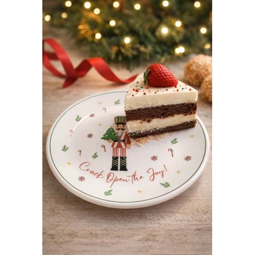 ALİNA HOME HOT CRACKER YUVARLAK TATLI TABAĞI 16 CM 1*20