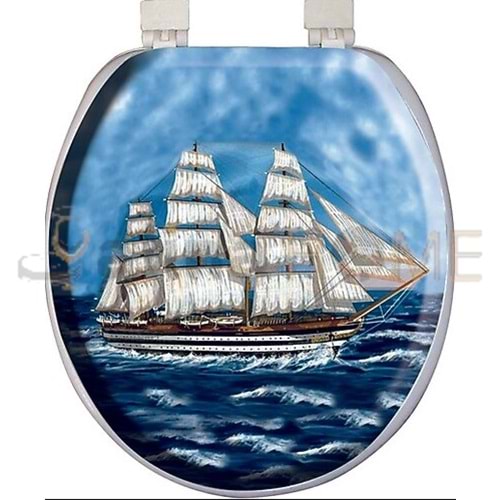 PARADİSE DESENLİ KLOZET KAPAĞI 1*17