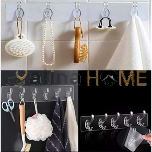 PABLİTO ŞEFFAF YAPIŞKANLI ASKI 6 LI