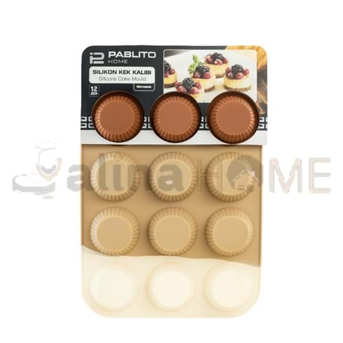 PABLİTO SİLİKON KEK KALIBI 12 Lİ 1*6