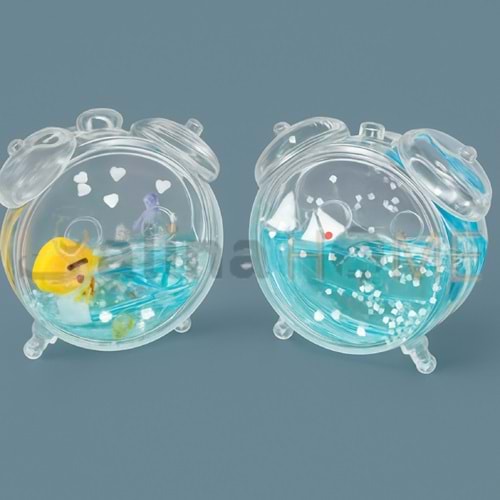 PABLİTO BİBLO DEKORATİF YUVARLAK SAAT MODEL BATMAYAN GEMİ 1*12