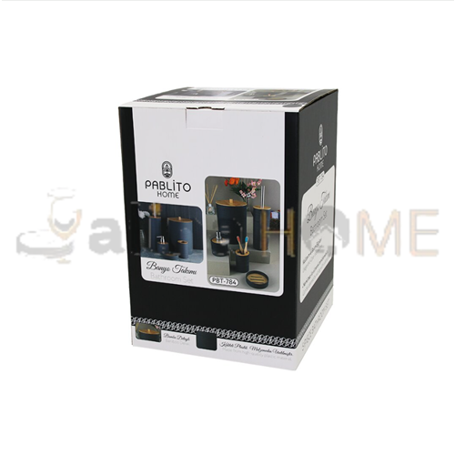 PBT HOME BANYO SETİ BAMBU KPK YUVARLAK 5 Lİ SET 1*6