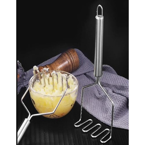 BZD IVORY PATATES EZİCİ METAL SAPLI ZİKZAK EZİCİ 1*24