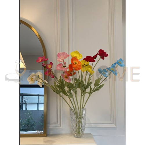 PAMELLA ÇİÇEK YAPAY UZUN DAL GELİNCİK ÇİÇEĞİ 1*10
