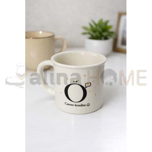 PASHA PORSELEN SESLİ HARFLİ KUPA 1*24