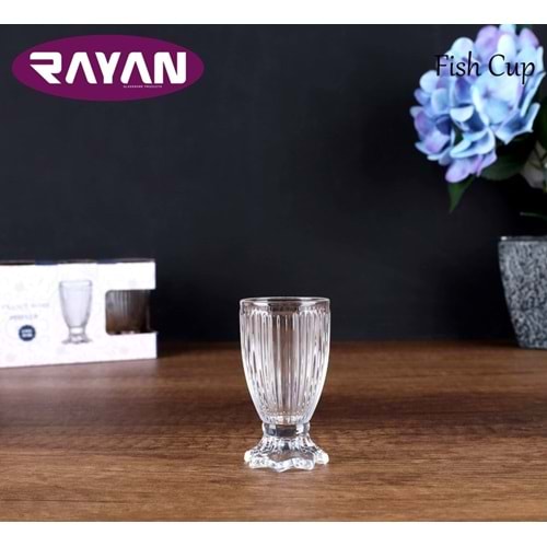 RAYAN CAM KAHVE YANI FISH 6 LI BARDAK 1*24