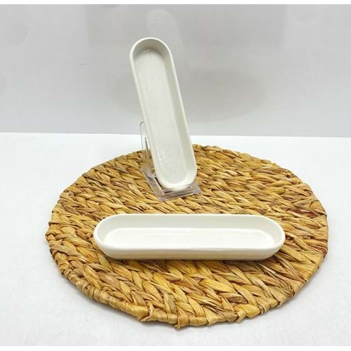 ALİNA HOME REAKTİF OVAL ZEYTİNLİK 23X6,5 CM 1*32