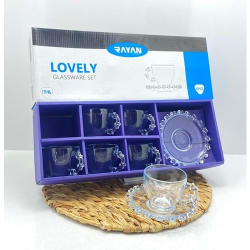 RYN LOVELY GLASSWARE SET RYG8060 1*4