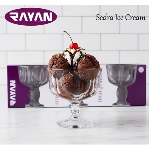 RAYAN CAM DONDURMALIK SEDRA 3 LÜ ICE CREAM 1*12