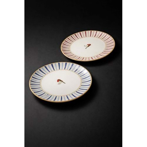 ALİNA HOME SEVDA KUŞU YUVARLAK SERVİS 26,5 CM 1*12
