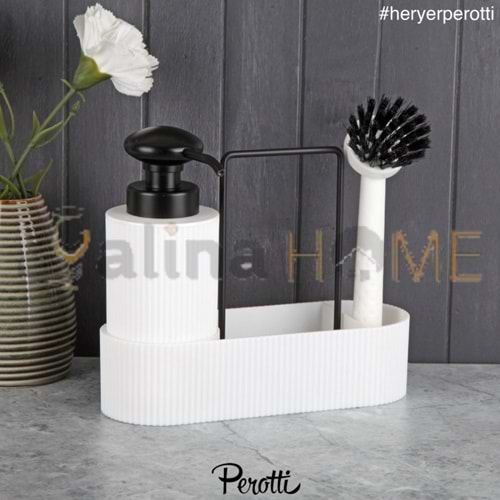 PEROTTİ SIVI SABUNLUK LİSBONE MUTFAK SETİ HAZNELİ OVAL 1*20