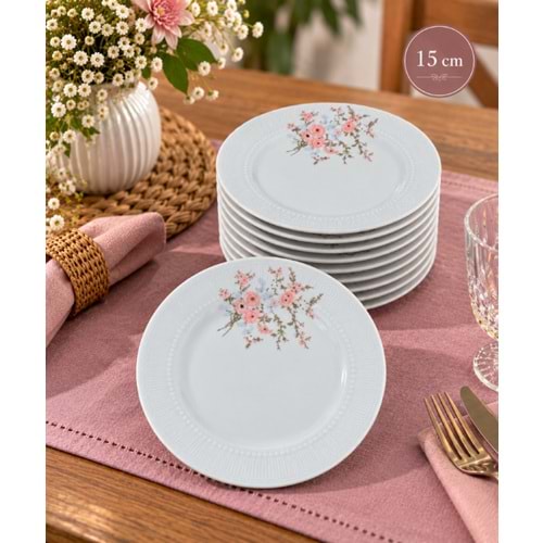 GÜRAL PORSELEN SEDEF 15 CM TATLI TABAĞI 1*12