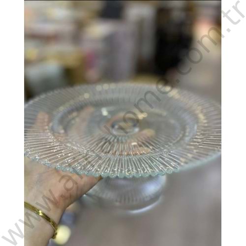SİGMA AYAKLI SUNUMLUK MAJESTİK CAM 26 CM 1*8